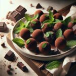Indulge in Decadent Mint Chocolate Ganache Truffles