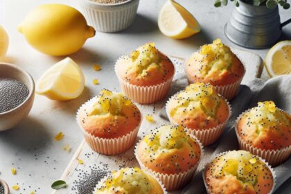 Start Your Day Fresh with Zesty Lemon Poppy Seed Muffins