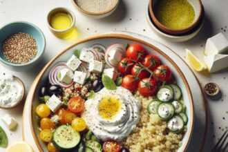 Mediterranean Magic: Wholesome Greek Quinoa Bowls with Tzatziki