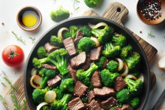Sizzling Beef and Broccoli Skillet: Quick, Flavorful Feast