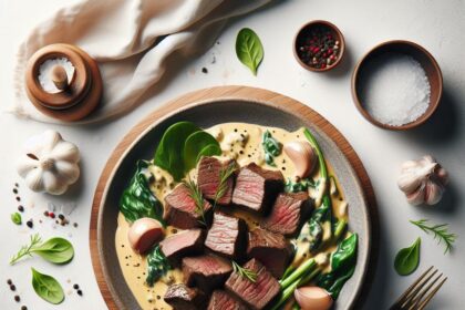 Decadent Creamy Garlic Beef: A Savory Culinary Delight
