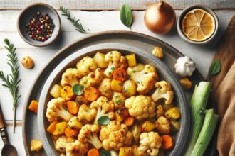 Golden Harvest: The Art of Roasted Cauliflower Stew