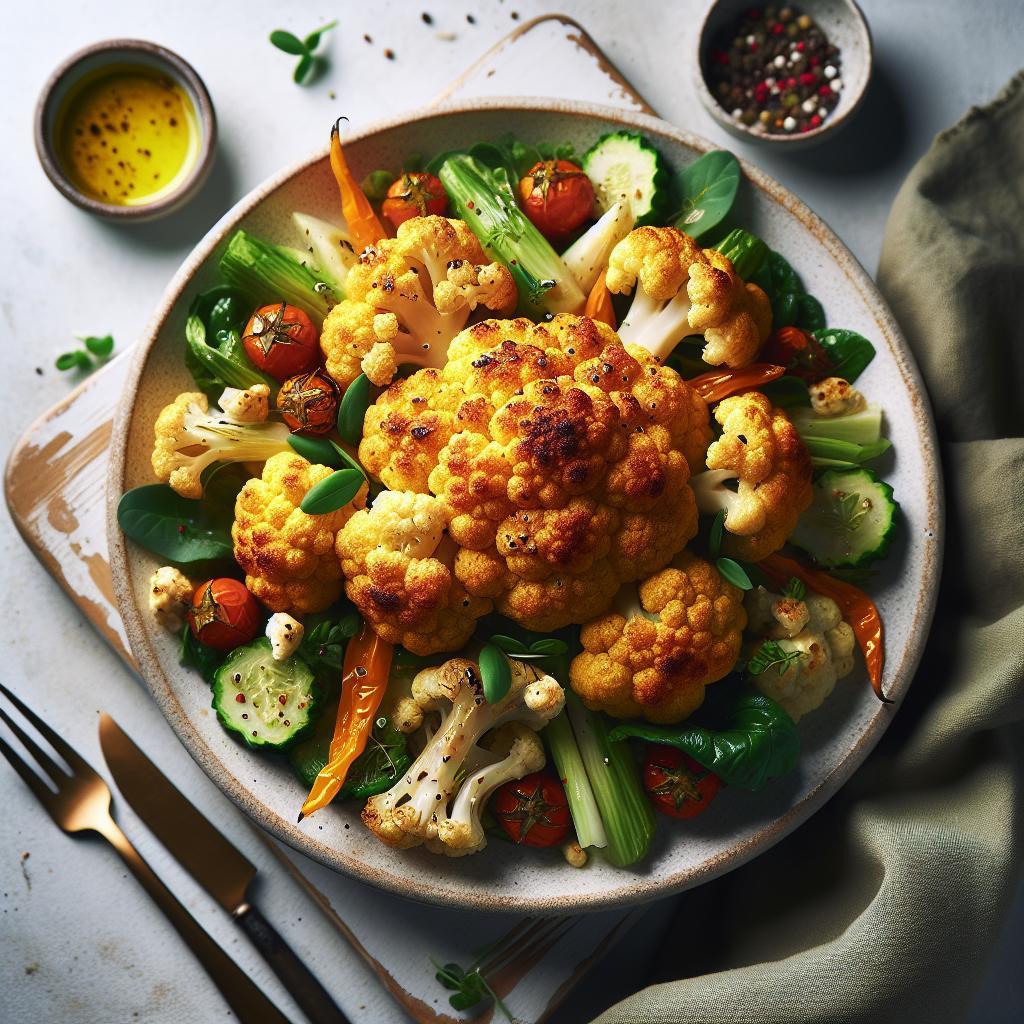 Golden Glow: The Ultimate Roasted Cauliflower Salad Recipe