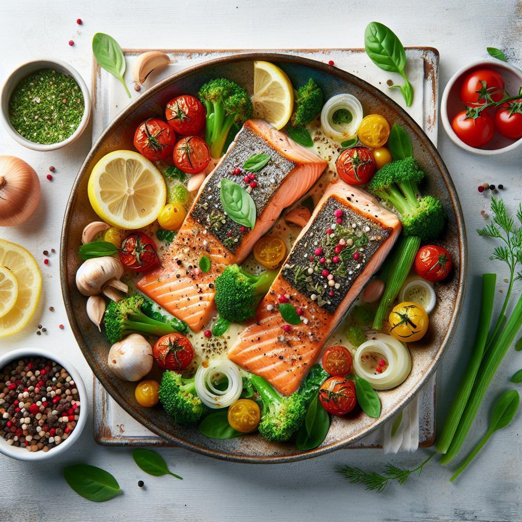 Savory Baked Salmon with Fresh Herbs: A Flavorful Delight
