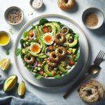 Crunchy Avocado Salad with Zesty Everything Bagel Twist