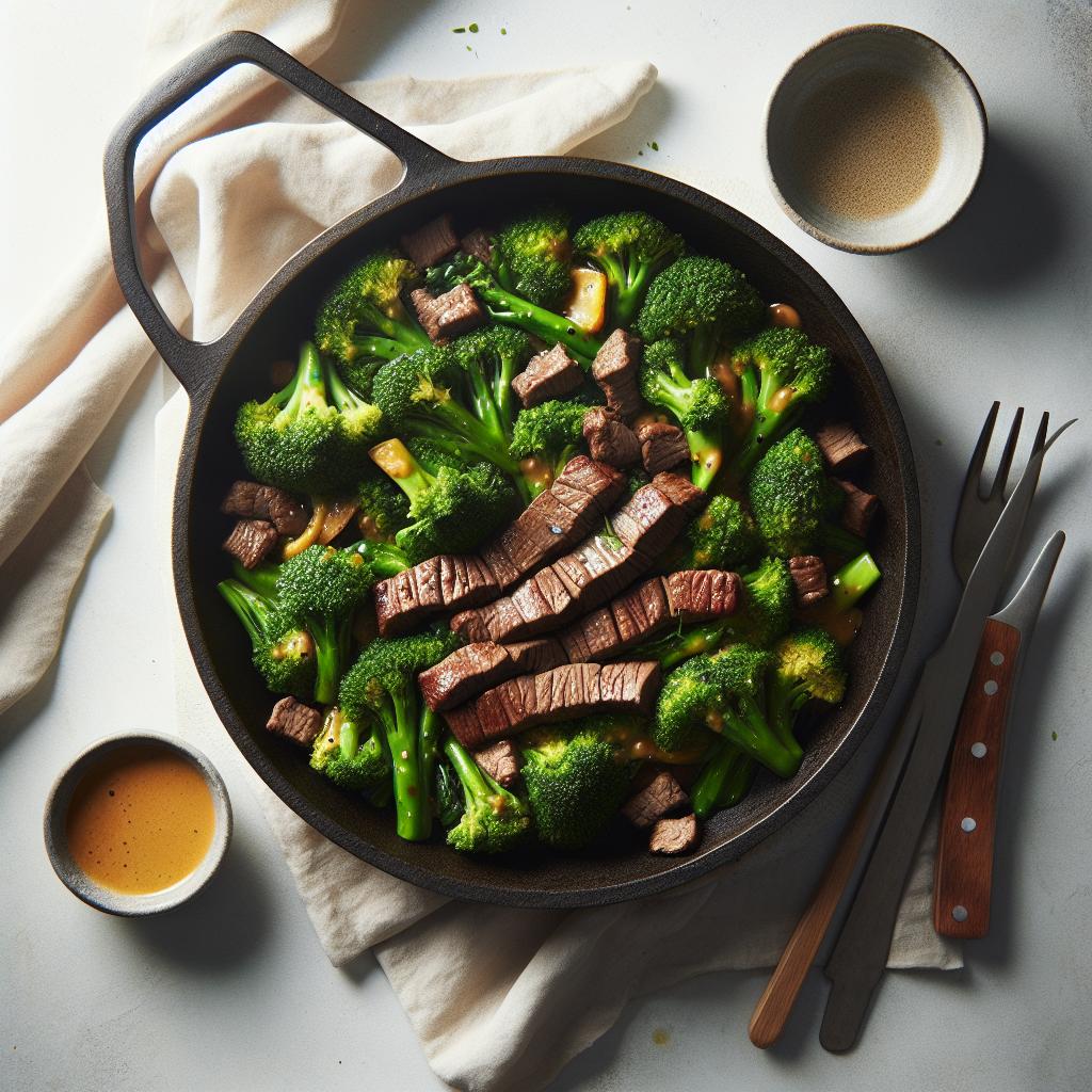 Sizzling Beef and Broccoli Skillet: Quick, Healthy Comfort