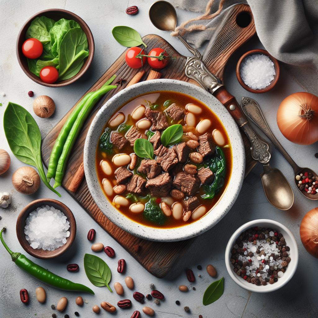 Hearty Beef and Bean Soup: A Nutritious Comfort Classic