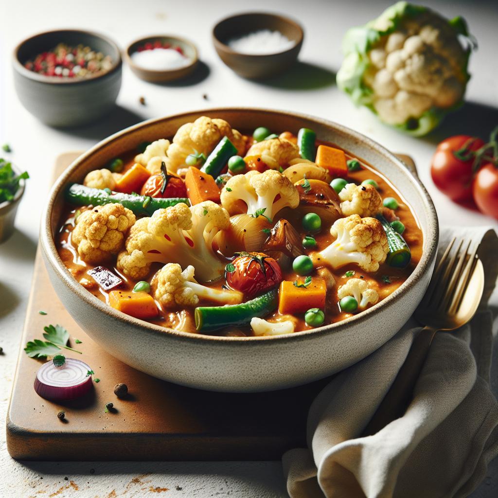Hearty Roasted Cauliflower Stew: A Flavorful Comfort Bowl