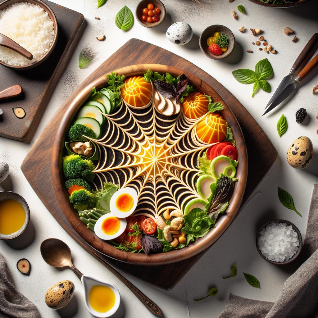 Weave Magic: Crafting a Spiderweb Design on Your Dip