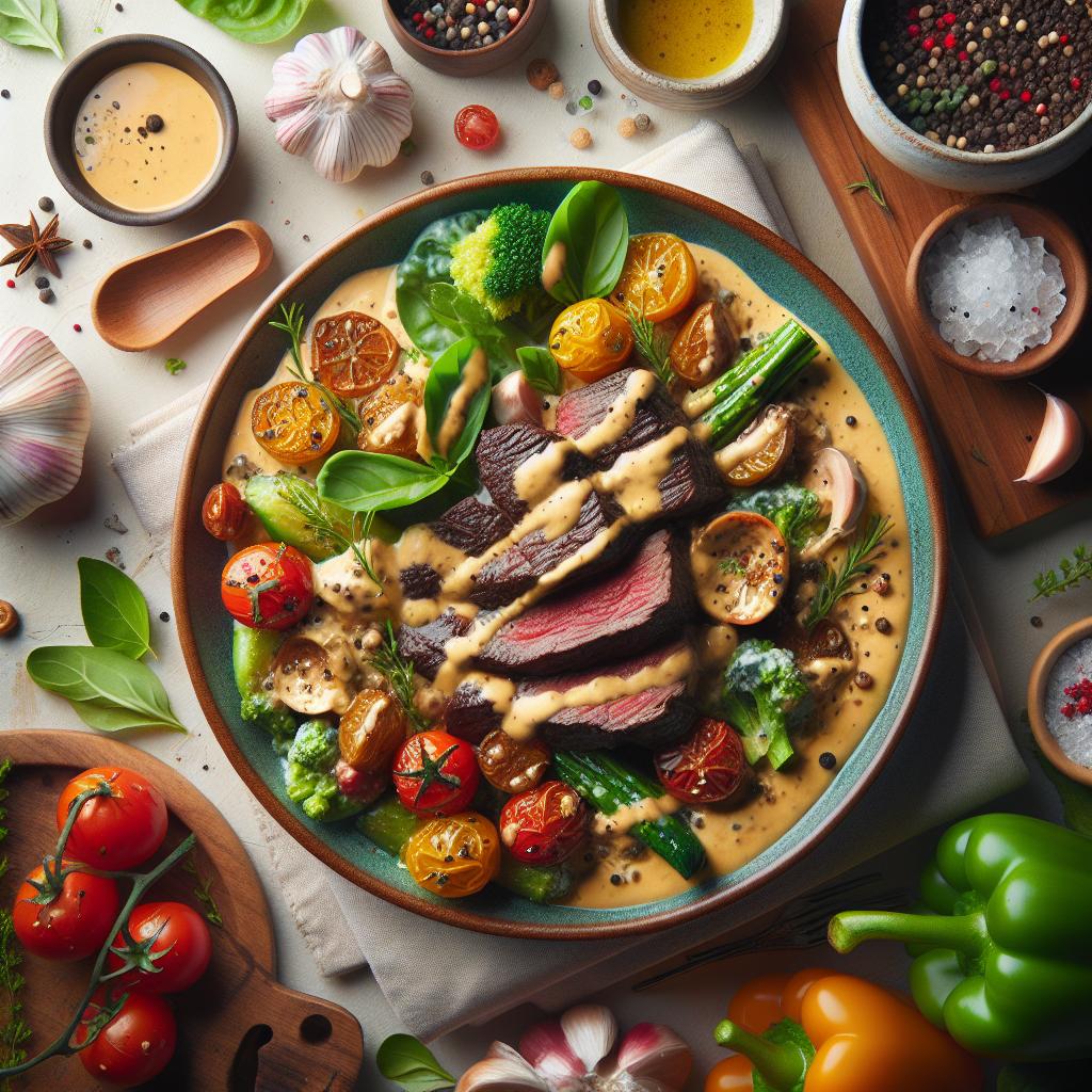 Decadent Creamy Garlic Beef: A Savory Culinary Delight