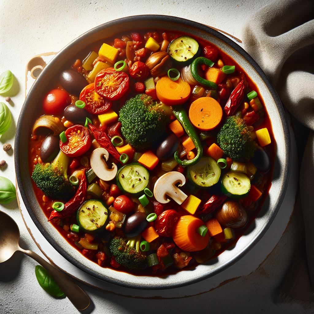 Hearty Roasted Vegetable Chili: Comfort in Every Spoonful