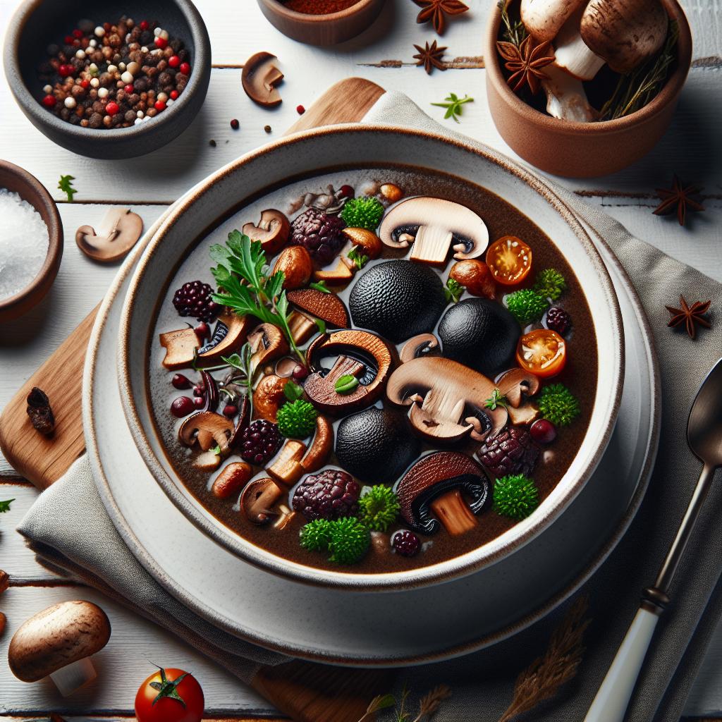 Savor the Richness of Black Forest Mushroom Soup Delight