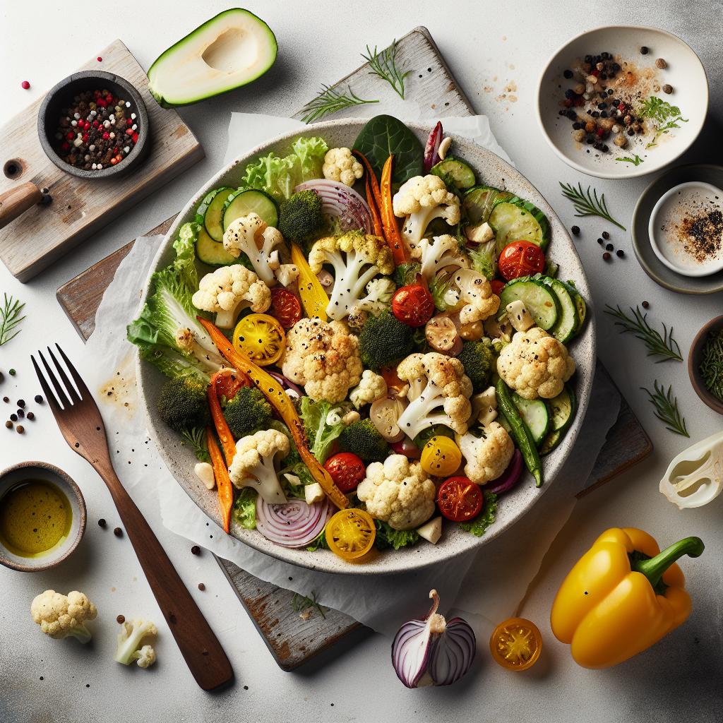 Roasted Cauliflower Salad: A Flavor-Packed Healthy Delight