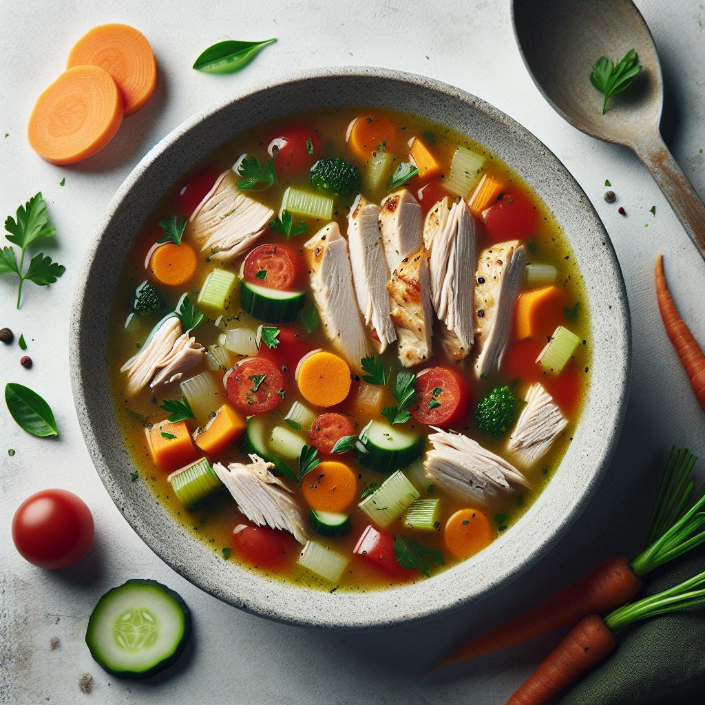 Wholesome Turkey and Vegetable Soup: A Nutritious Delight