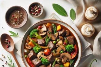 Hearty Beef & Mushroom Stew: A Savory Comfort Classic
