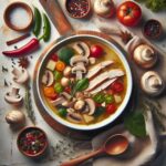 Savory Sips: Exploring Turkey and Mushroom Soup Delight