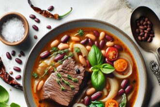 Hearty Beef and Bean Soup: A Nutritious Comfort Classic