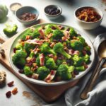 Crunchy Broccoli Salad with Savory Bacon & Sweet Raisins