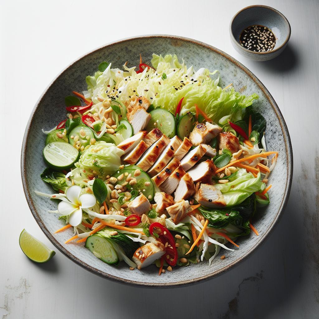 Discover the Zesty Charm of Vietnamese Chicken & Cabbage Salad
