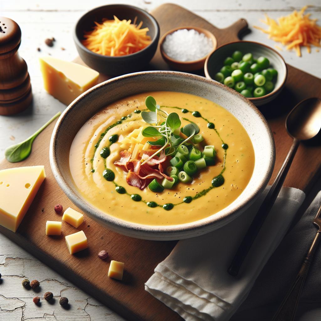 Creamy Cheddar Ale Soup: A Savory Sip of Comfort