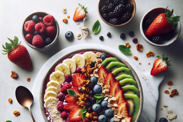 Energize Your Day: The Ultimate Acai Bowl Recipe with Fresh Fruit & Granola