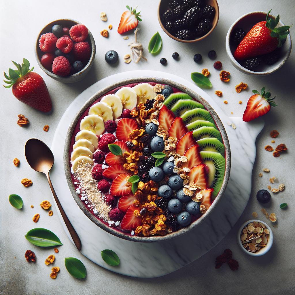 Energize Your Day: The Ultimate Acai Bowl Recipe with Fresh Fruit & Granola