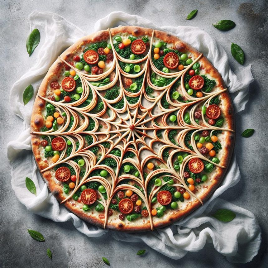 Weaving Flavor: How to Make a Spiderweb Pizza Recipe