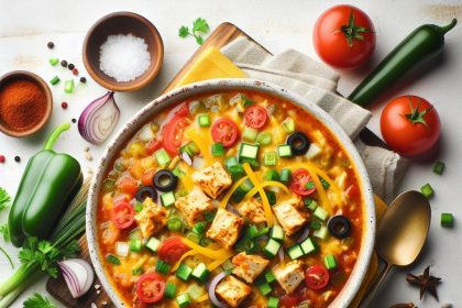 Hearty Chicken Enchilada Soup: A Flavorful Comfort Bowl