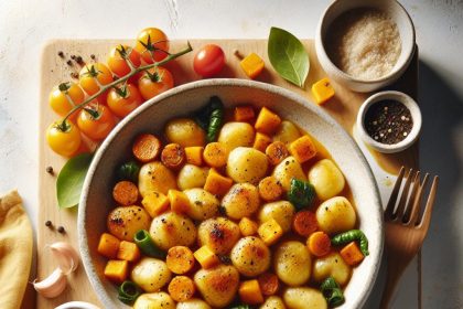 Golden Comfort: Baked Gnocchi in Butternut Sauce Bliss