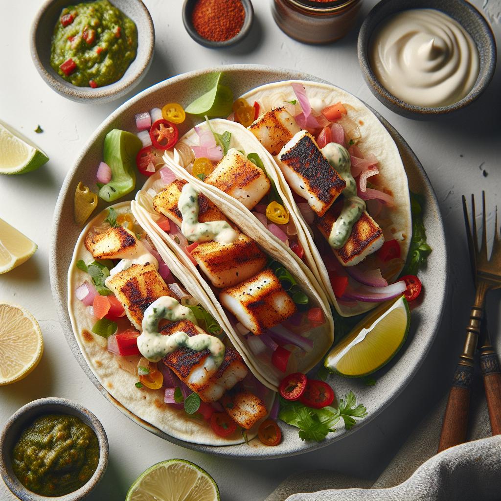 Savor the Flavor: Grilled Fish Tacos with Zesty Chipotle Mayo