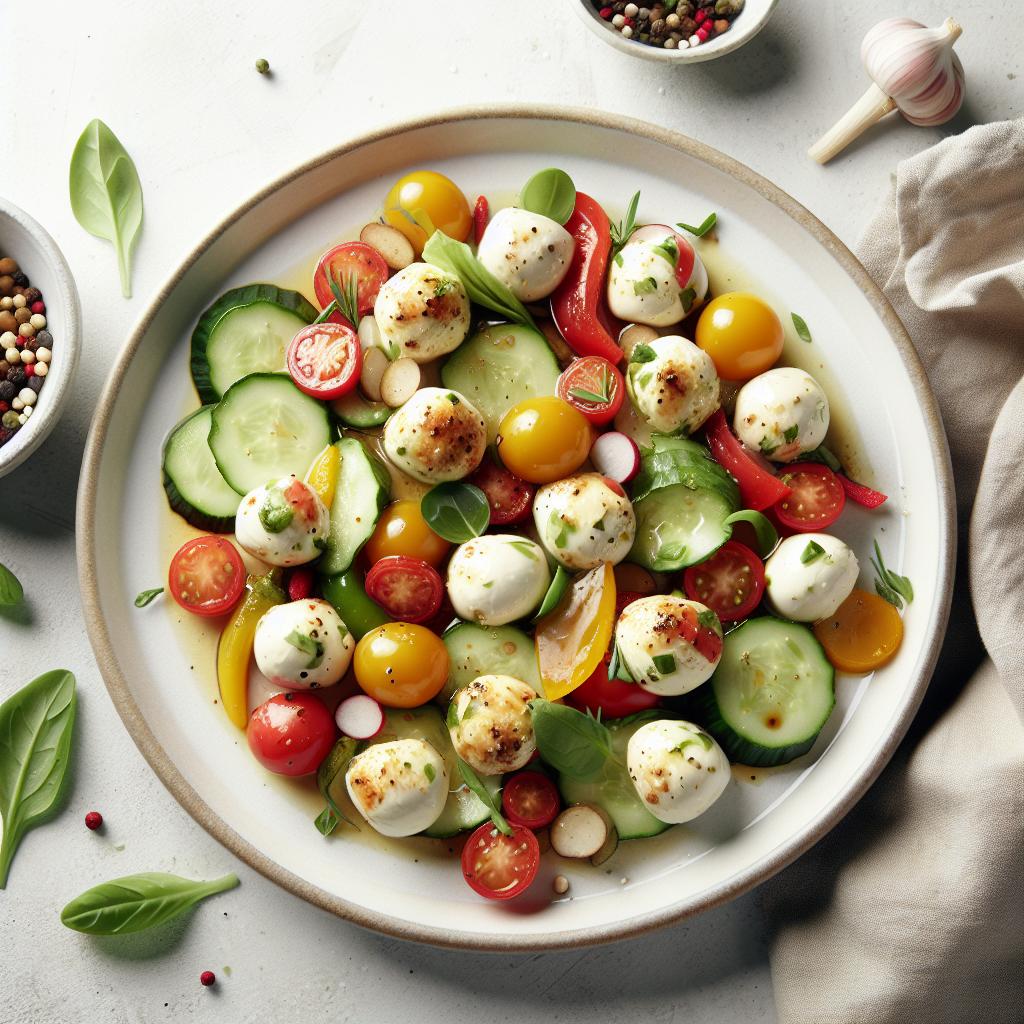 Flavor-Packed Marinated Mozzarella Balls: A Tasty Twist