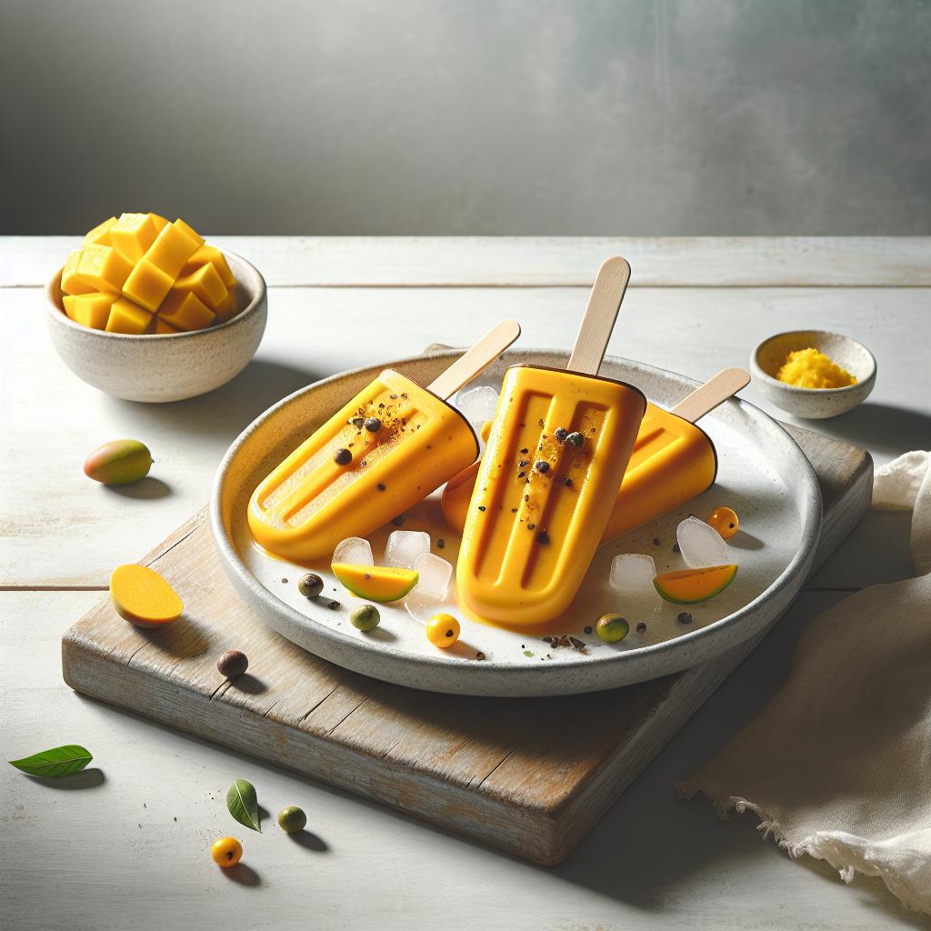Chill Out with Refreshing Mango Lassi Popsicle Delights