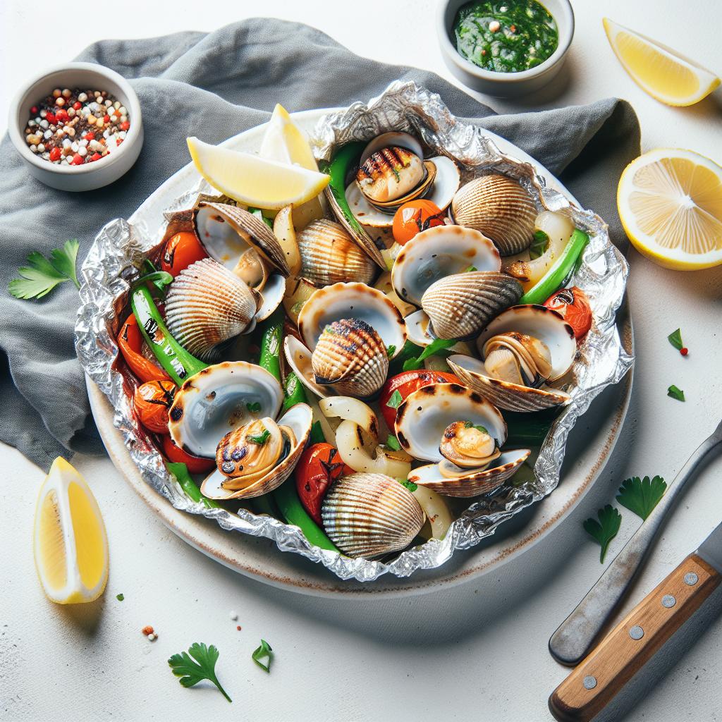 Savor the Flavor: Perfect Grilled Clams in Foil Pouches