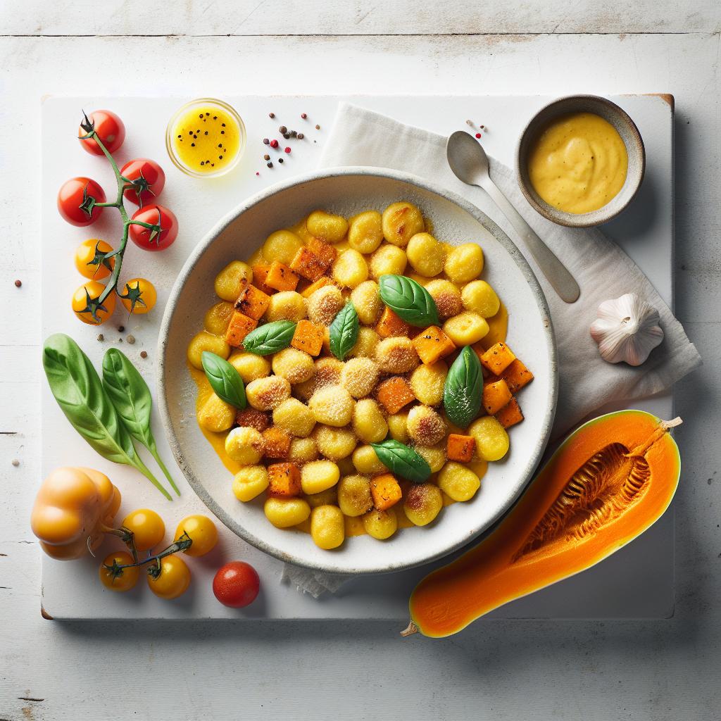 Golden Comfort: Baked Gnocchi in Butternut Sauce Bliss