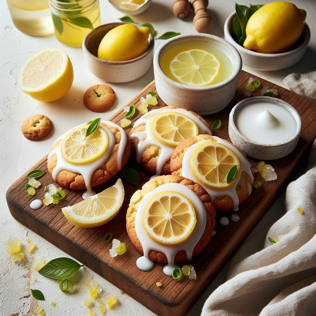 Zesty Delight: How to Make Perfect Iced Lemon Cookies