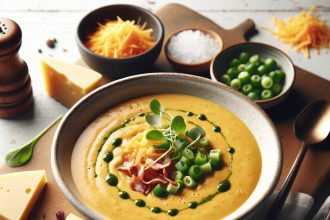 Creamy Cheddar Ale Soup: A Savory Sip of Comfort