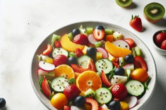 Bright Bites: Crafting a Light & Refreshing Fruit-Veggie Salad