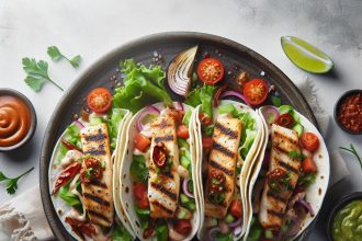 Savor the Flavor: Grilled Fish Tacos with Zesty Chipotle Mayo