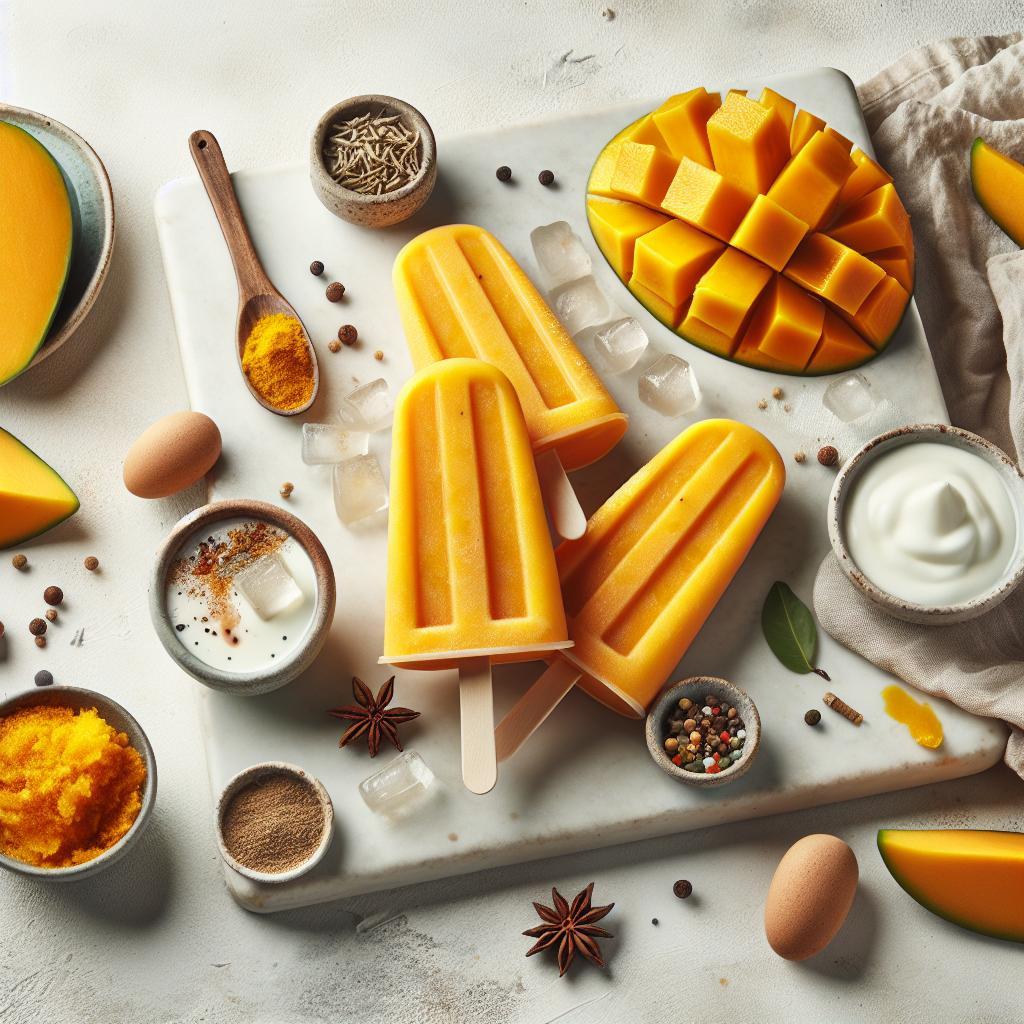 Chill Out with Refreshing Mango Lassi Popsicle Delights