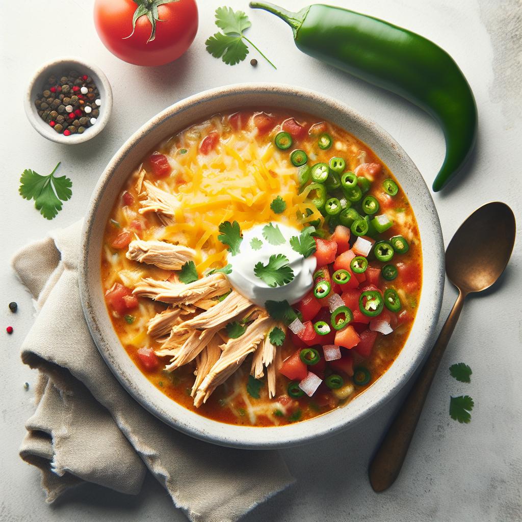 Hearty Chicken Enchilada Soup: A Flavorful Comfort Bowl